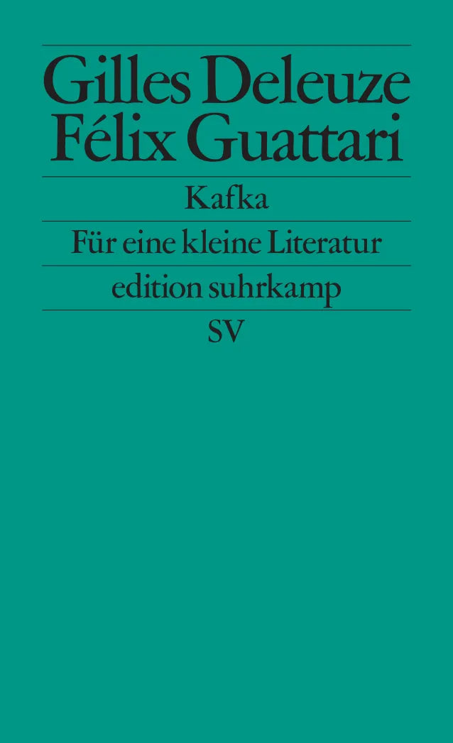 Buchcover von 'Kafka' - Taschenbuch von Gilles Deleuze