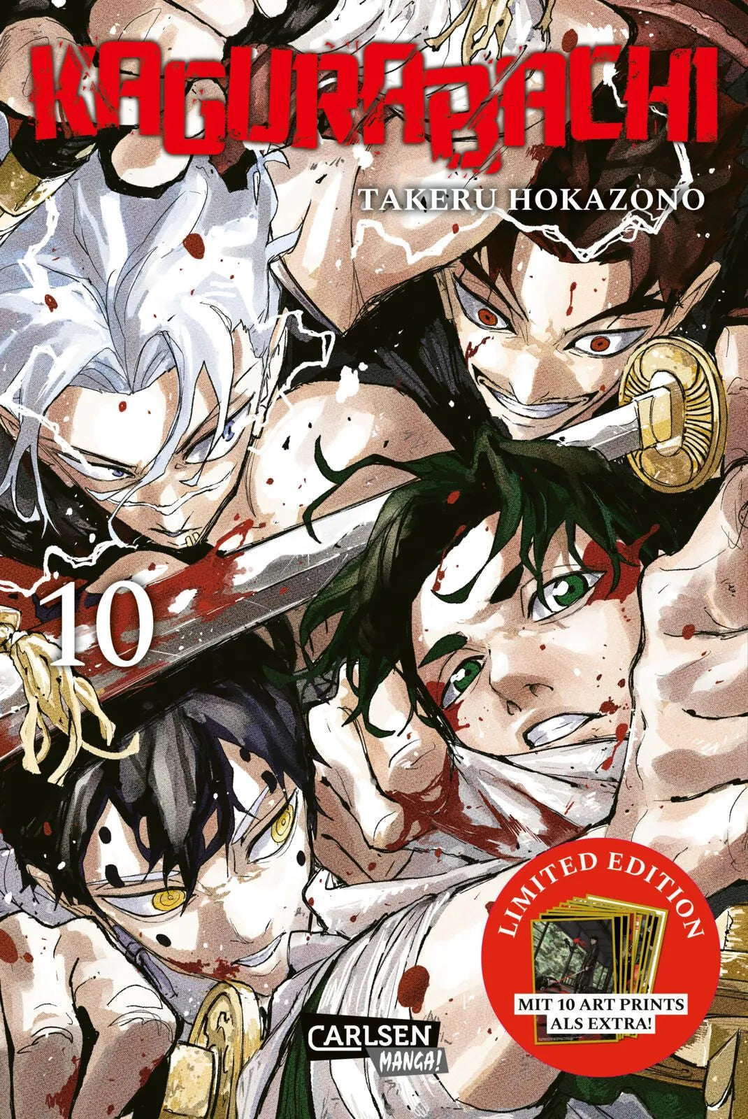 Cover: Kagurabachi 10 - Limitierte Edition (Taschenbuch) von Takeru Hokazono
