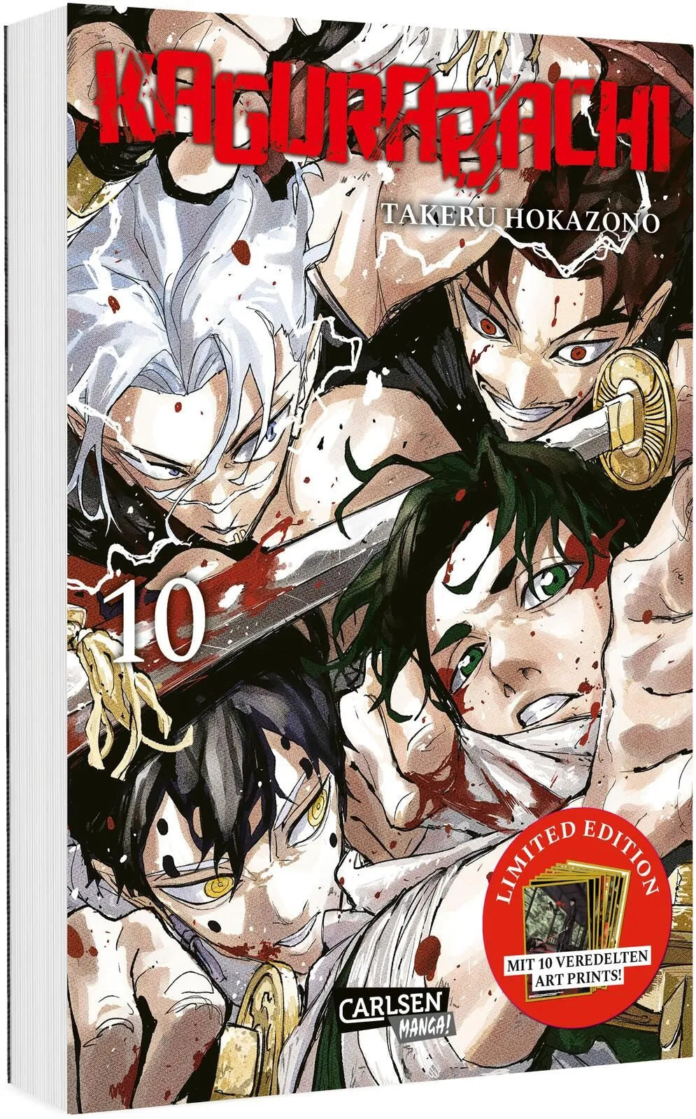 Cover: Kagurabachi 10 - Limitierte Edition (Taschenbuch) von Takeru Hokazono