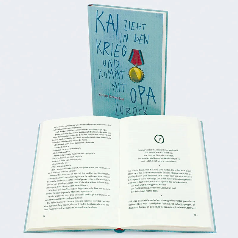 Produktansicht: Kai zieht in den Krieg und kommt mit Opa zurück (Gebundene Ausgabe)