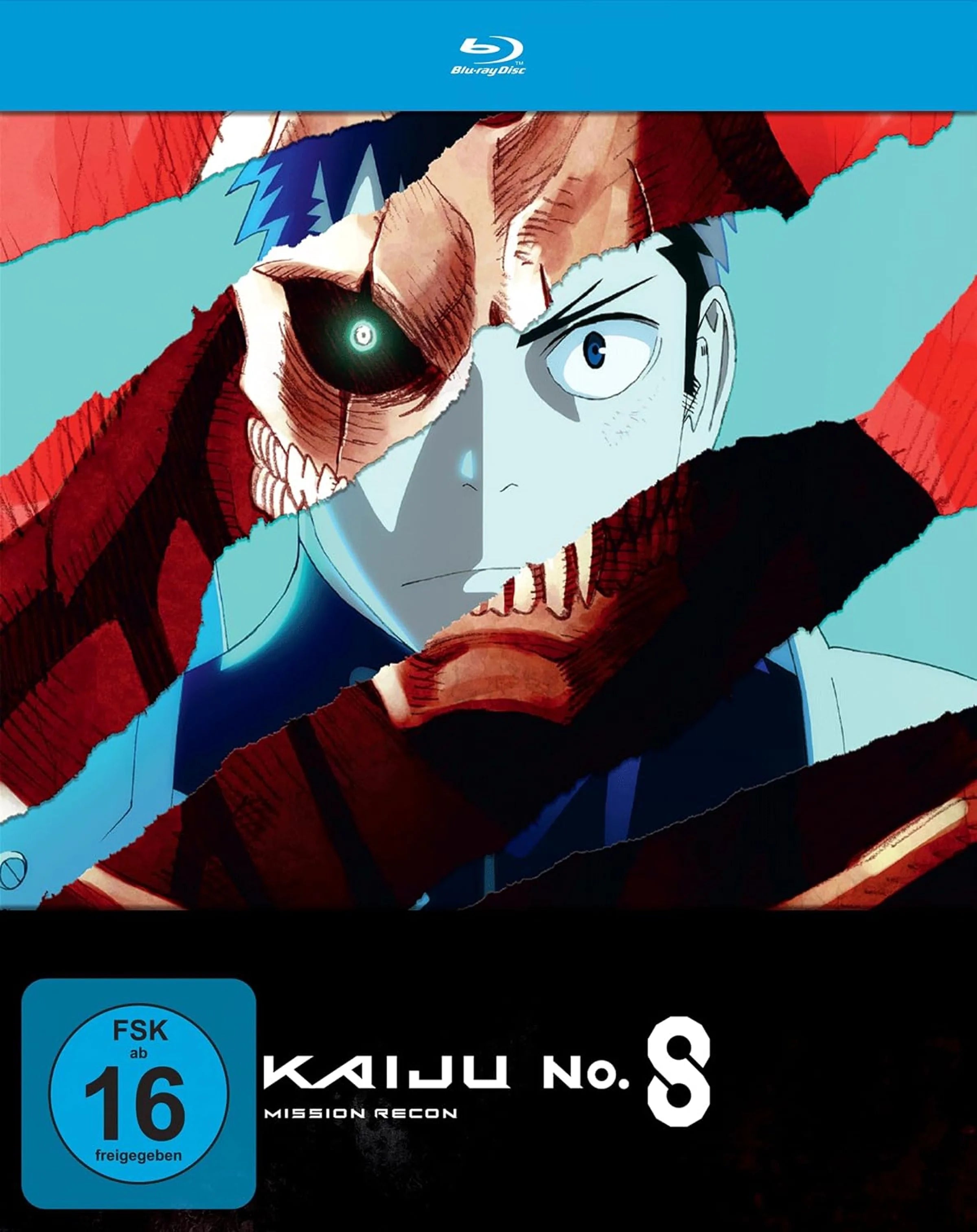 Blu-ray-Cover: Kaiju No. 8: Mission Recon - The Movie. Regie: Tomomi Kamiya