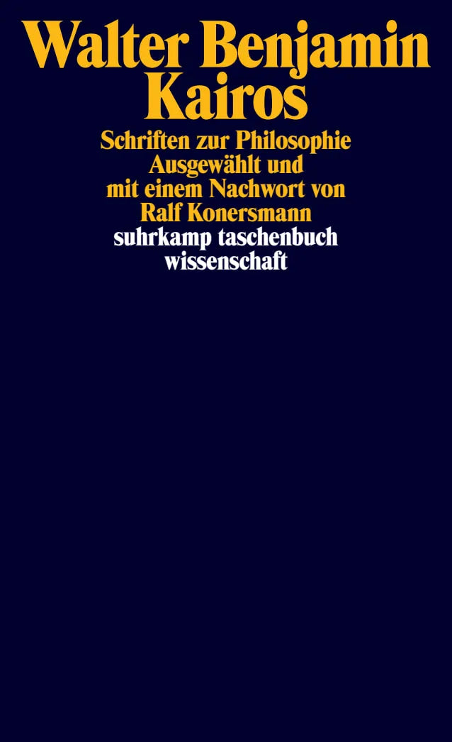 Buchcover von 'Kairos' - Taschenbuch von Walter Benjamin