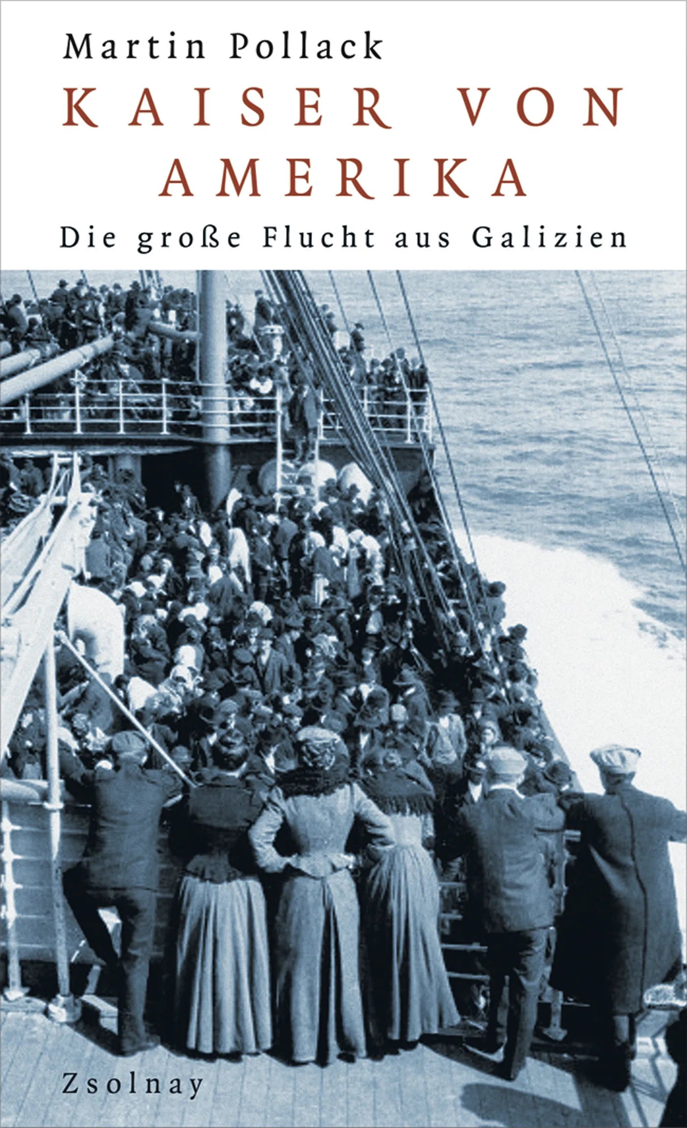 Buchcover von 'Kaiser von Amerika' - Gebundene Ausgabe von Martin Pollack