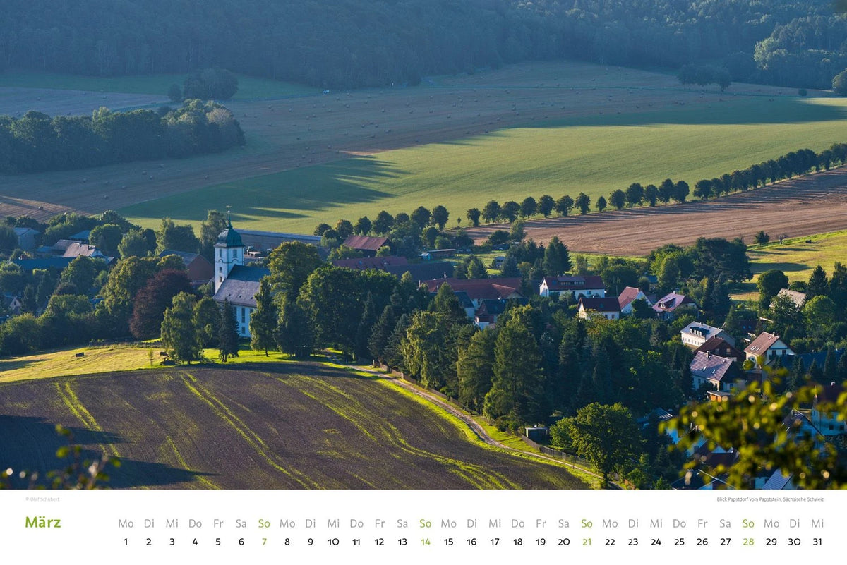 Kalender Sächsische & Böhmische Schweiz 2027 – Ansicht