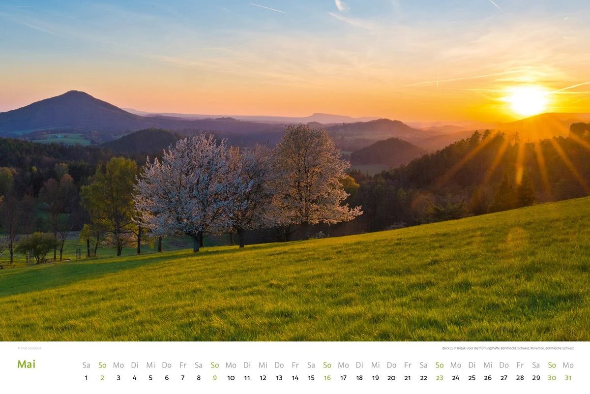 Kalender Sächsische & Böhmische Schweiz 2027 – Ansicht