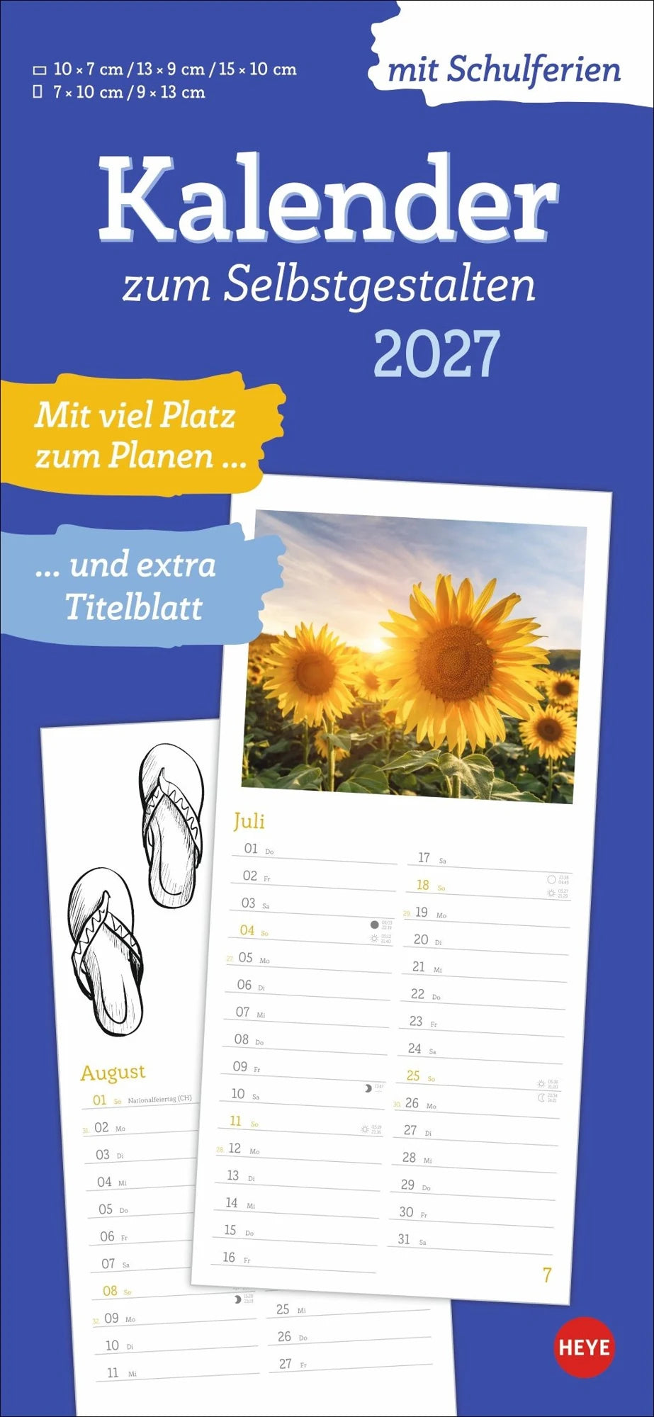 Bastelkalender: Kalender zum Selbstgestalten 2027