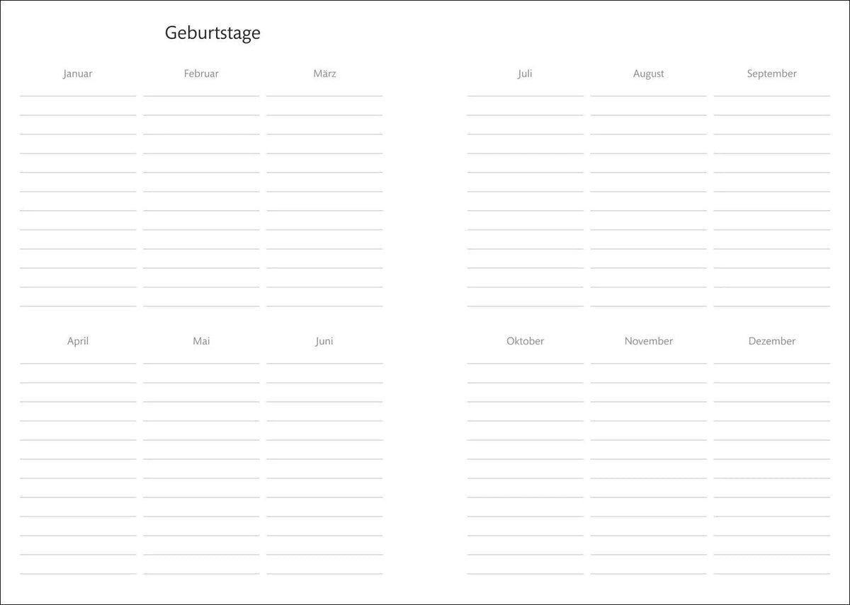 Kalenderbuch A6 koralle 2027 – Ansicht
