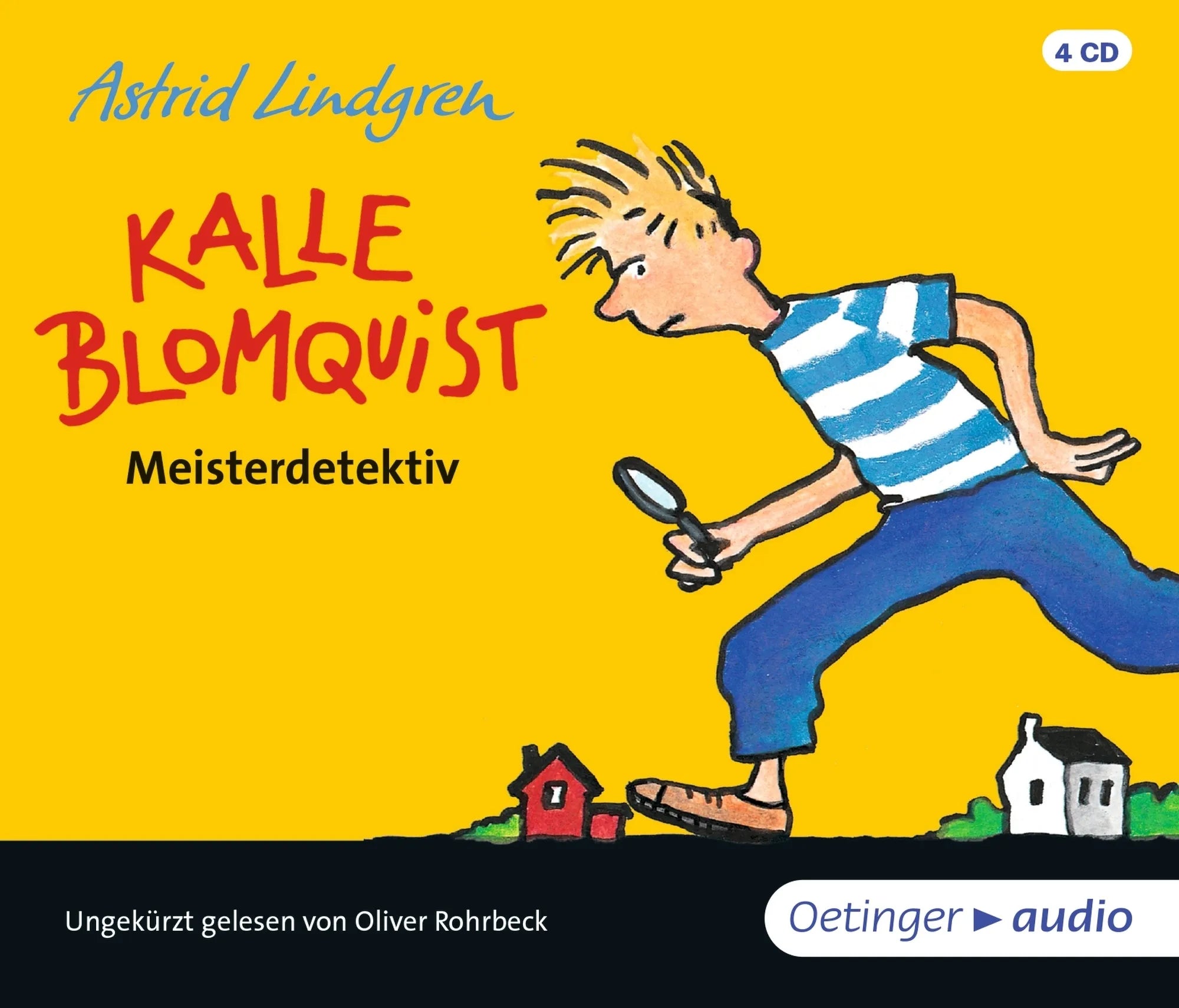 Buchcover von 'Kalle Blomquist 1. Meisterdetektiv' - Hörbuch (CD) von Astrid Lindgren