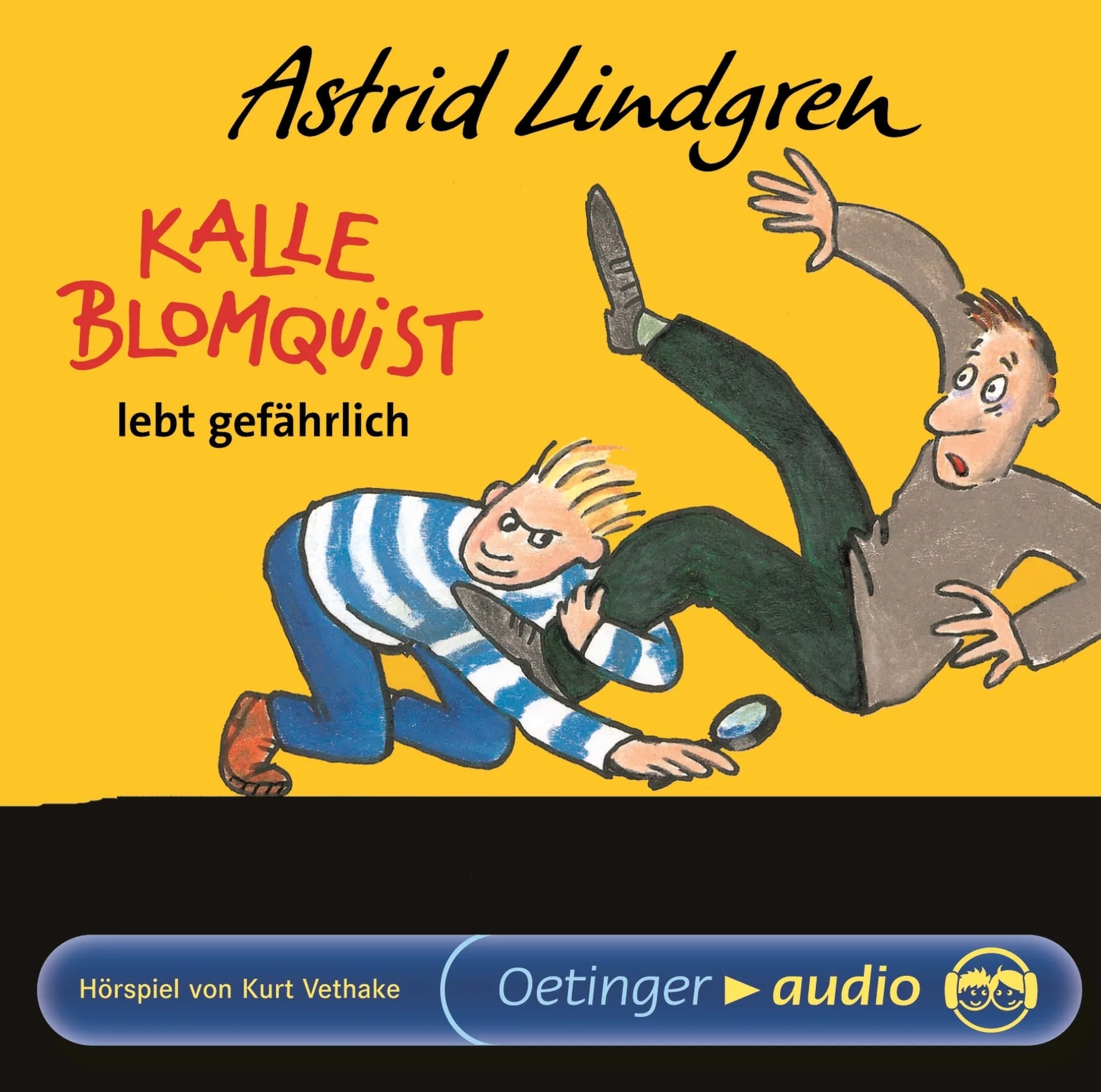 Buchcover von 'Kalle Blomquist 2. Kalle Blomquist lebt gefährlich. Hörspielklassiker' - Hörbuch (CD) von Astrid Lindgren