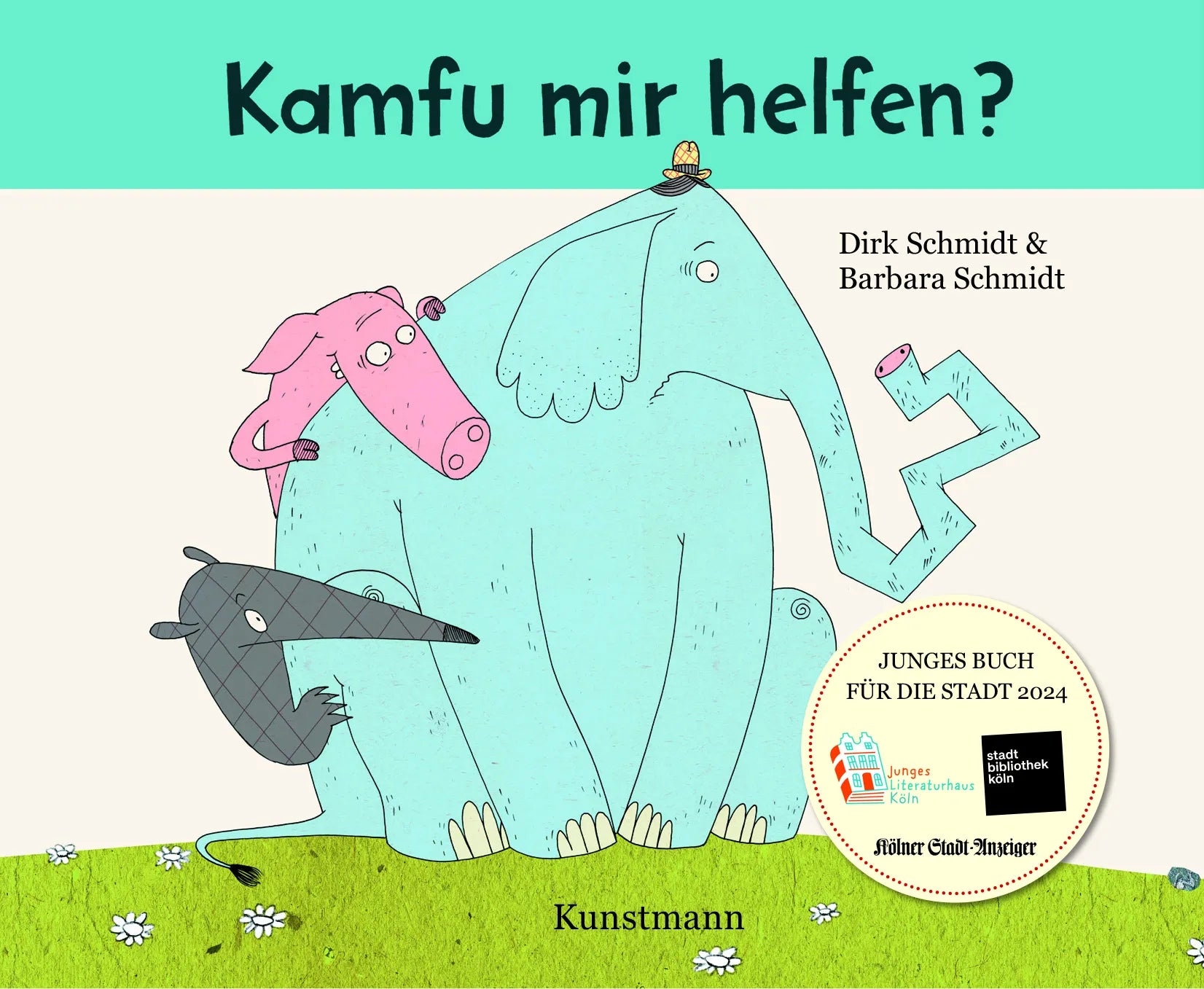 Buchcover von 'Kamfu mir helfen? – JUNGES BUCH FÜR DIE STADT KÖLN 2024' - Gebundene Ausgabe von Dirk Schmidt