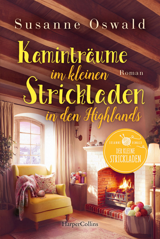 Buchcover von 'Kaminträume im kleinen Strickladen in den Highlands' - Taschenbuch von Susanne Oswald