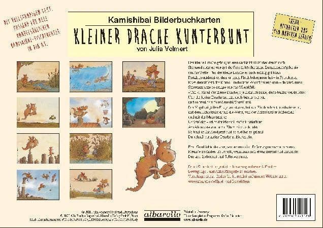 Kamishibai Bilderbuchkarten 'Kleiner Drache Kunterbunt' – Ansicht