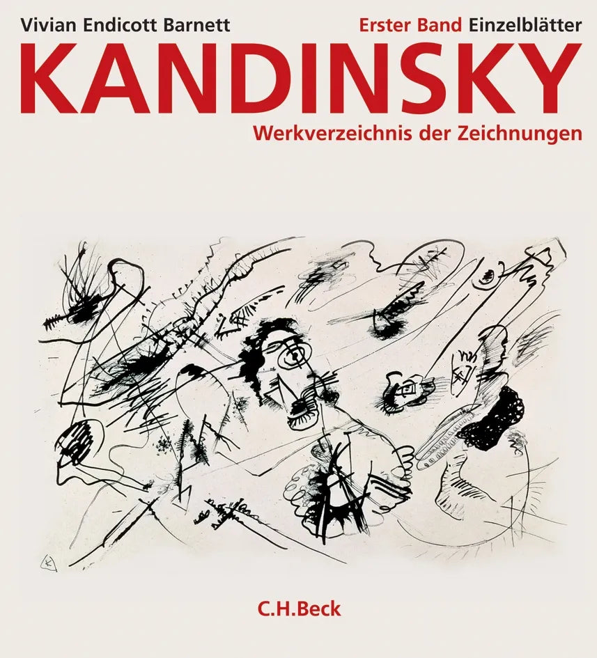 Buchcover von 'Kandinsky. Werkverzeichnis der Zeichnungen Bd. 1: Die Einzelblätter' - Gebundene Ausgabe von Vivian Endicott Barnett