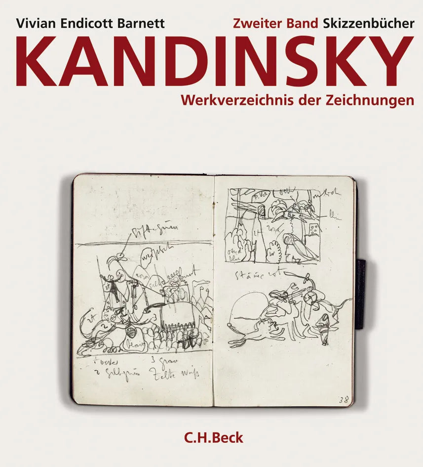 Buchcover von 'Kandinsky. Werkverzeichnis der Zeichnungen Bd. 2: Skizzenbücher' - Gebundene Ausgabe von Vivian Endicott Barnett