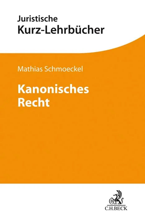 Buchcover von 'Kanonisches Recht' - Taschenbuch von Mathias Schmoeckel