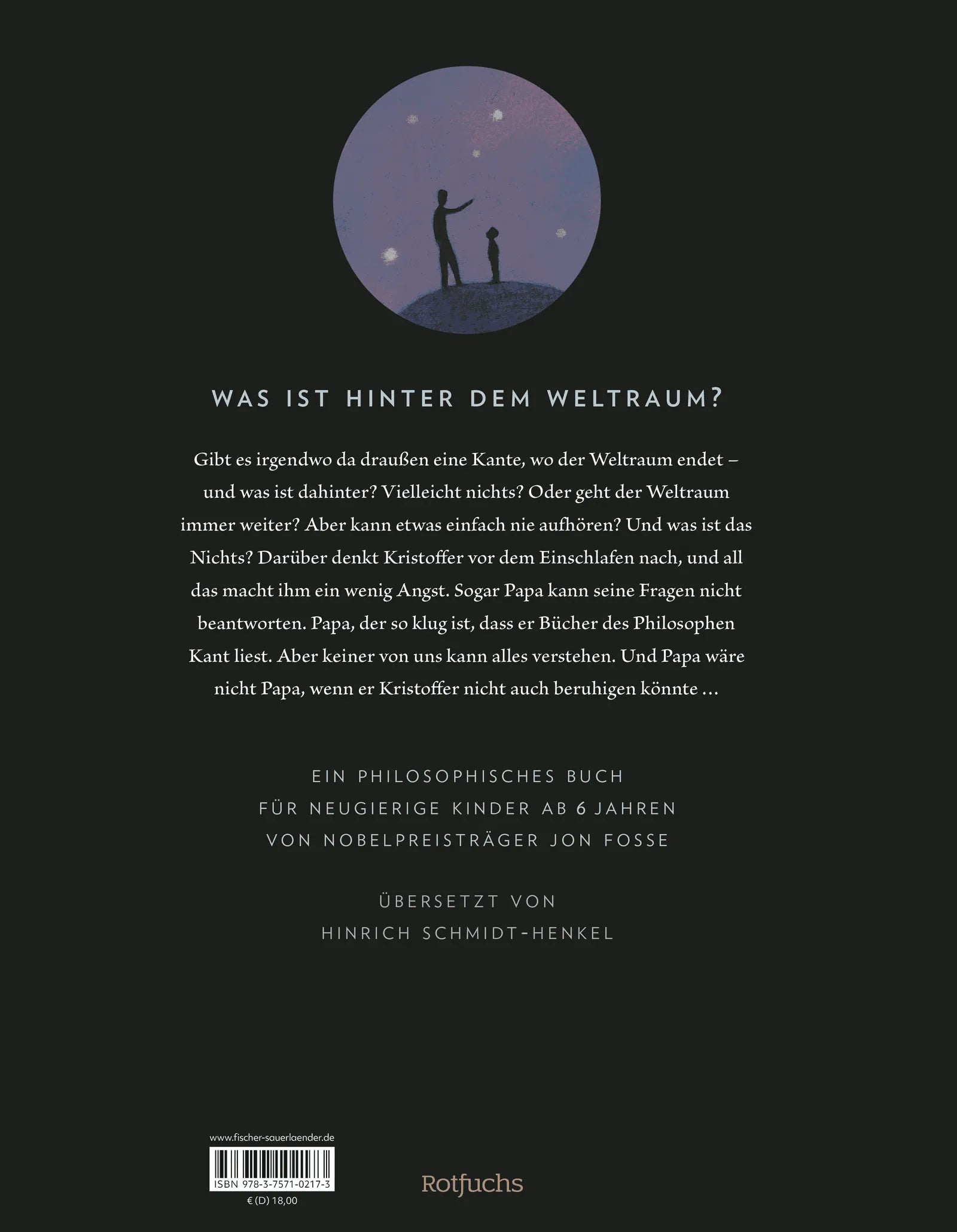 Rückseite: Kant oder Was ist hinter dem Weltraum? (Hardcover)