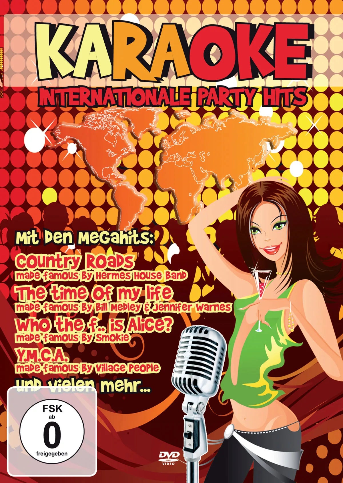 Karaoke - Internationale Party Hits - DVD