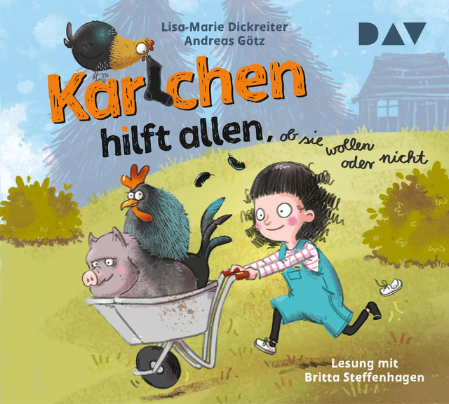 Buchcover von 'Karlchen hilft allen, ob sie wollen oder nicht' - Hörbuch (CD) von Lisa-Marie Dickreiter