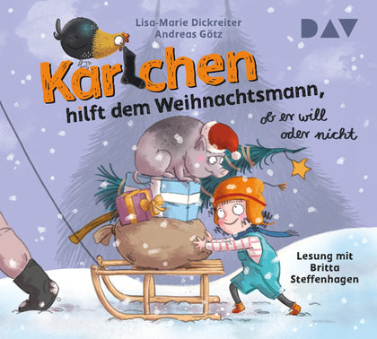 Buchcover von 'Karlchen hilft dem Weihnachtsmann, ob er will oder nicht' - Hörbuch (CD) von Lisa-Marie Dickreiter