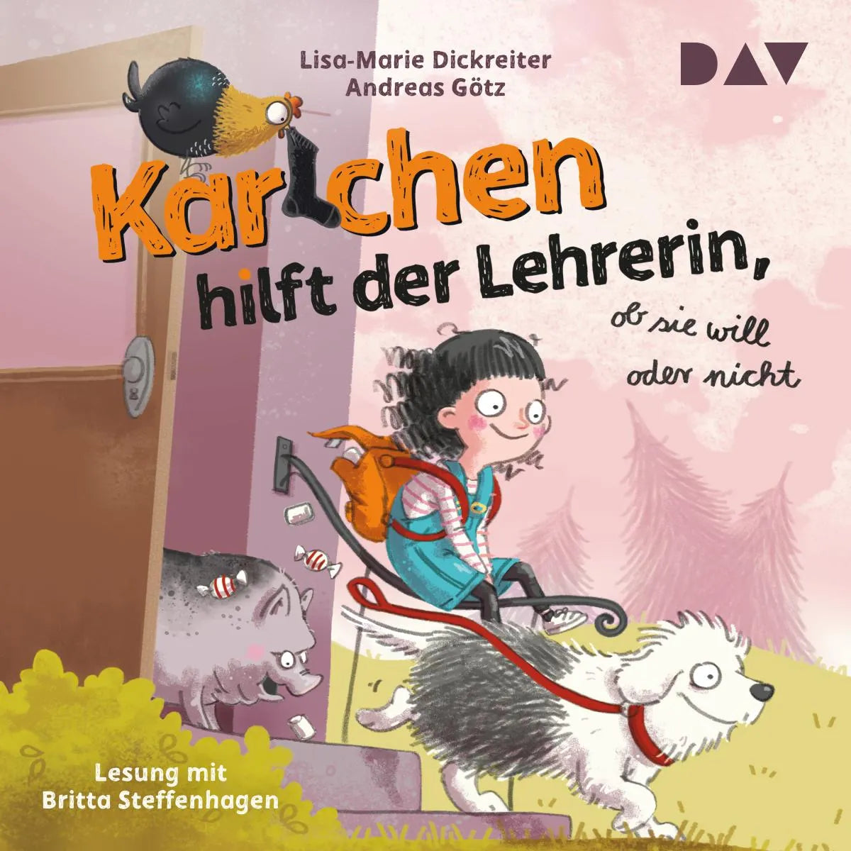 Cover: Karlchen hilft der Lehrerin, ob sie will oder nicht (Hörbuch Download) von Lisa-Marie Dickreiter