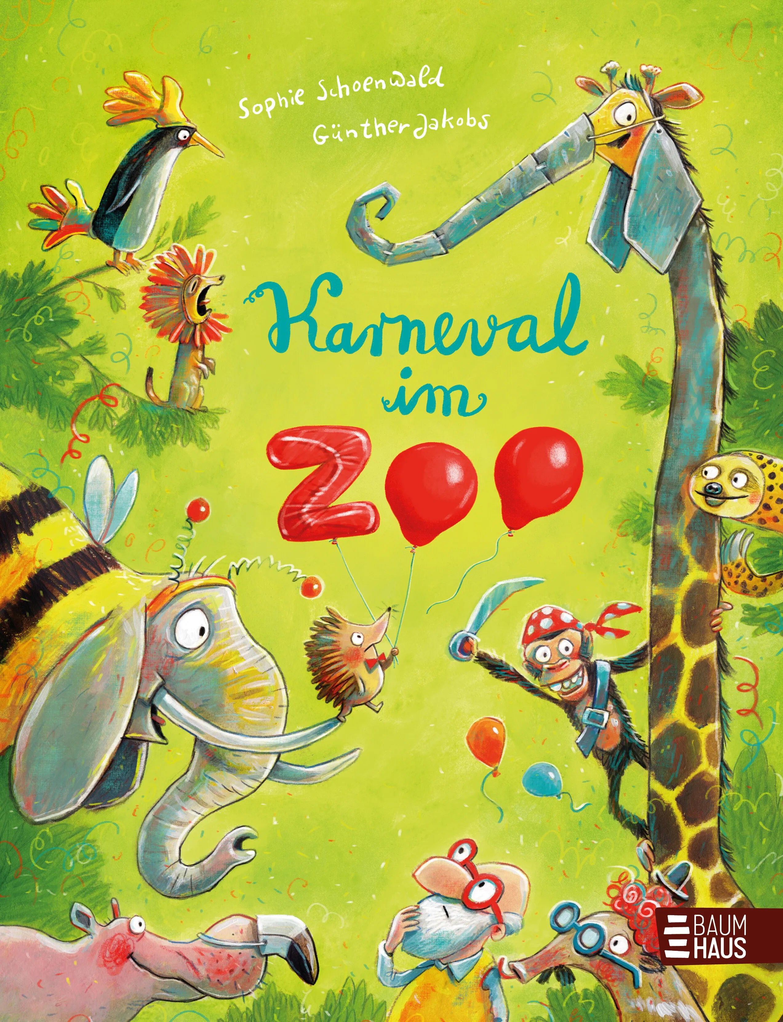 Buchcover von 'Karneval im Zoo' - Gebundene Ausgabe von Sophie Schoenwald