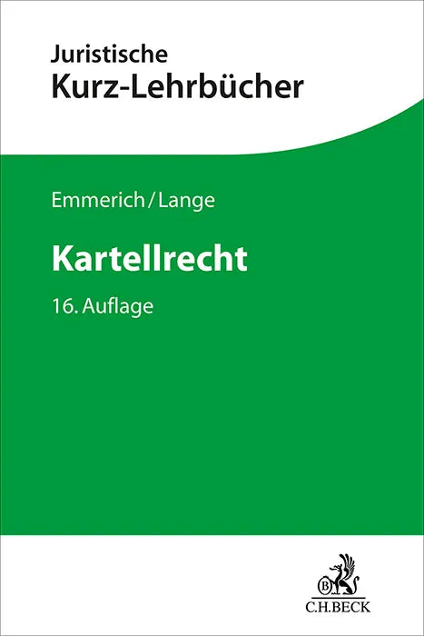 Cover: Kartellrecht (Taschenbuch) von Volker Emmerich