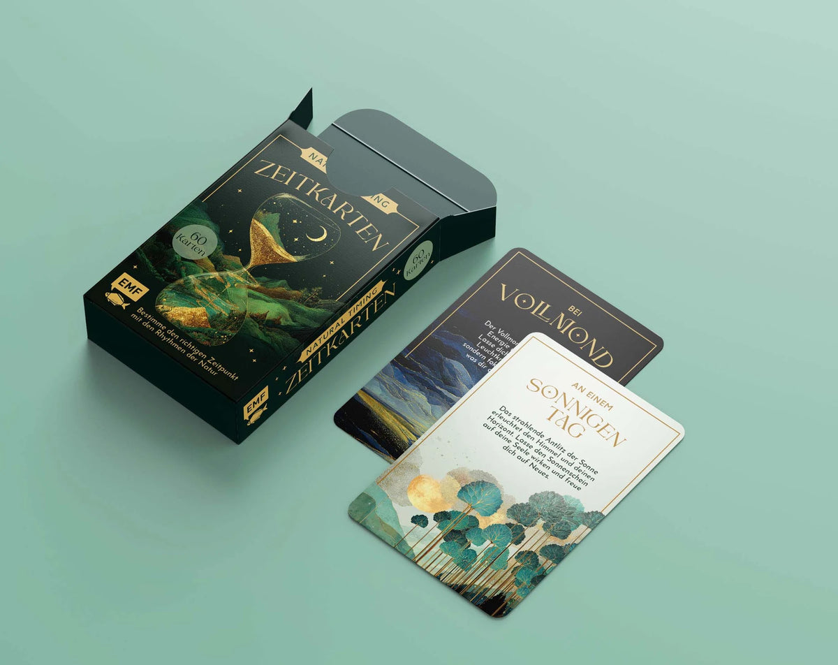 Kartenbox: Natural Timing – Zeitkarten – Ansicht