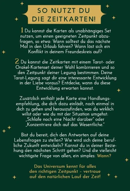 Kartenbox: Natural Timing – Zeitkarten – Ansicht