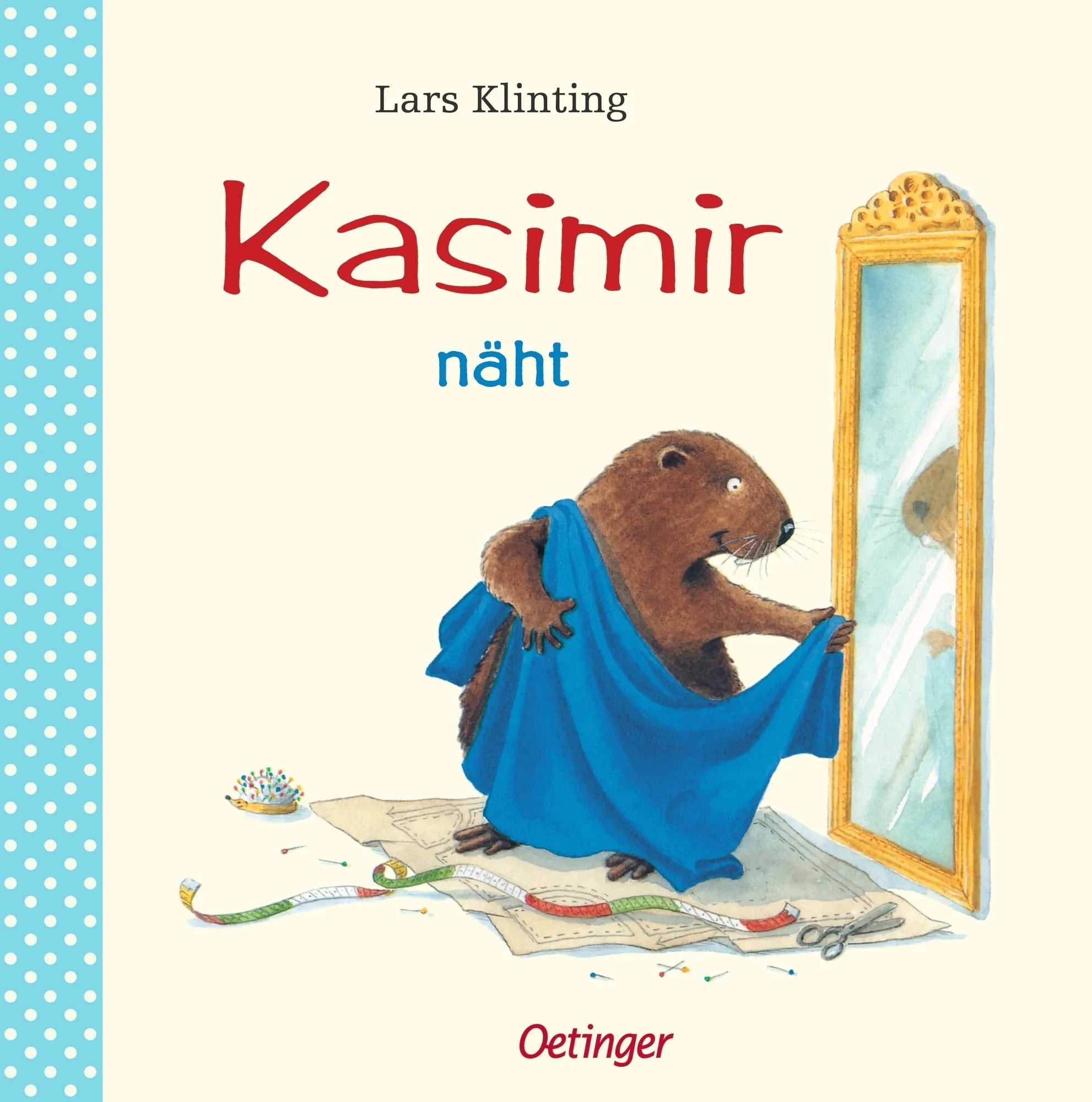 Buchcover von 'Kasimir näht' - Gebundene Ausgabe von Lars Klinting