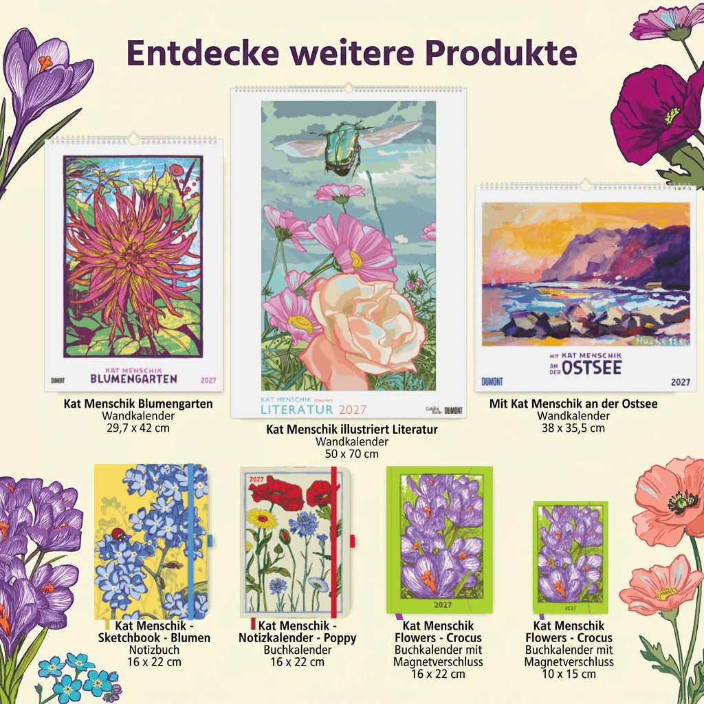Kat Menschik - Notizkalender - Poppy 2027 – Ansicht
