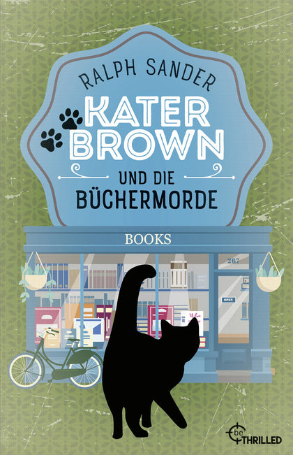 Buchcover von 'Kater Brown und die Büchermorde' - Taschenbuch von Ralph Sander