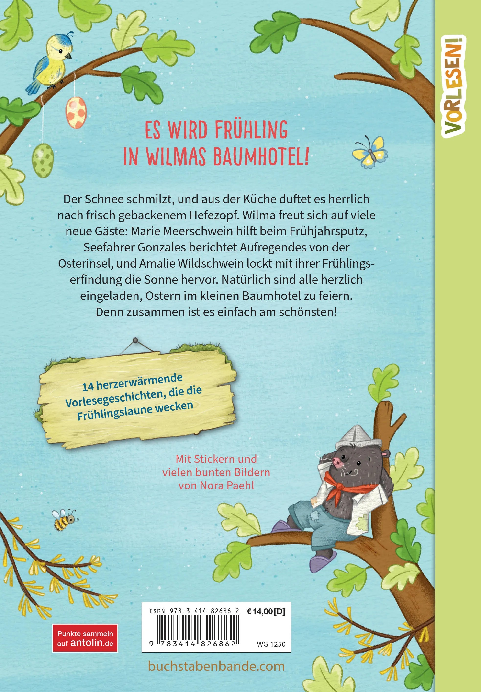 Produktansicht: Wilma Walnuss - Frühling im kleinen Baumhotel (Gebundene Ausgabe)