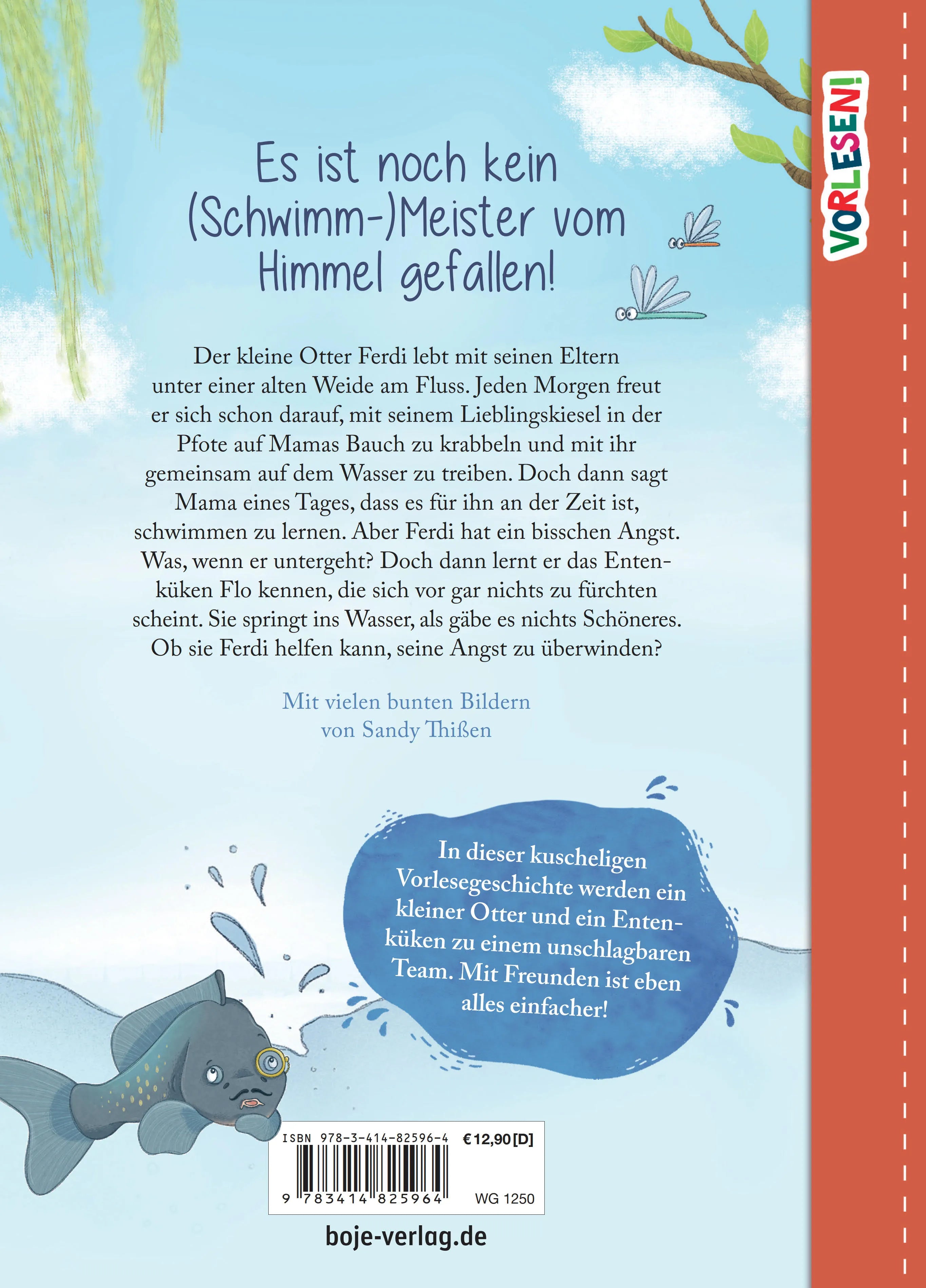 Produktansicht: Ferdi & Flo - Der kleine Otter lernt schwimmen (Gebundene Ausgabe)