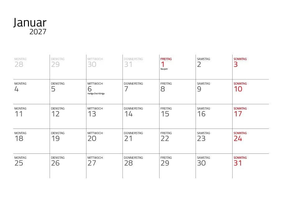 Katzen 2027 Eintragkalender – Ansicht