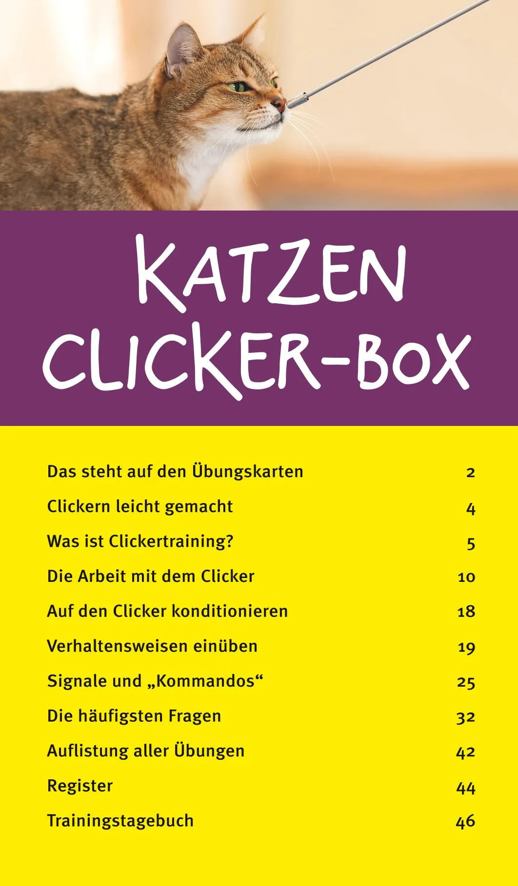 Detailansicht: Katzen-Clicker-Box (Hardcover)