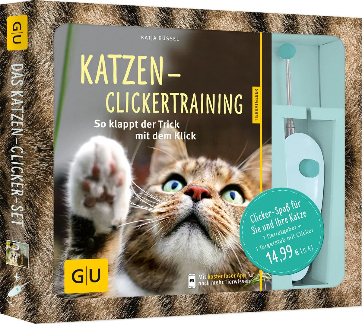 Cover: Katzen-Clickertraining-Set (Hardcover) von Katja Rüssel