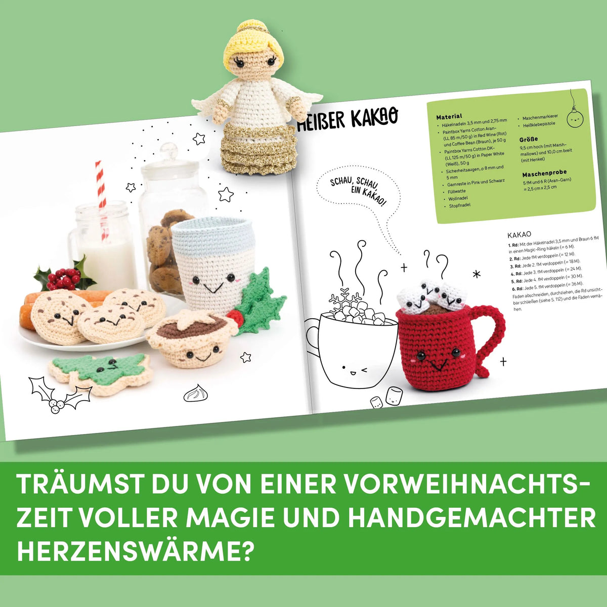 Detailansicht: Kawaii Häkel Weihnachten (Taschenbuch)