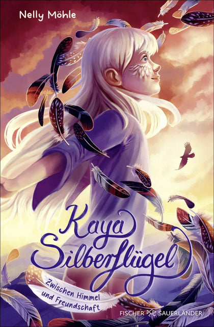 Buchcover von 'Kaya Silberflügel − Zwischen Himmel und Freundschaft' - Gebundene Ausgabe von Nelly Möhle