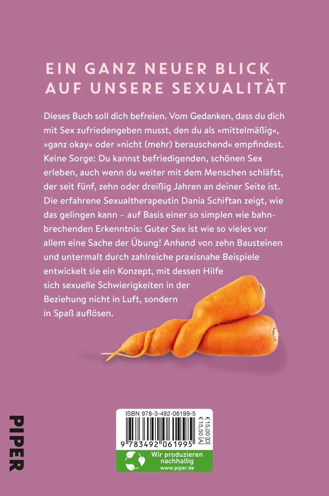Buchrückseite von 'Keep It Coming' mit Klappentext - Paperback