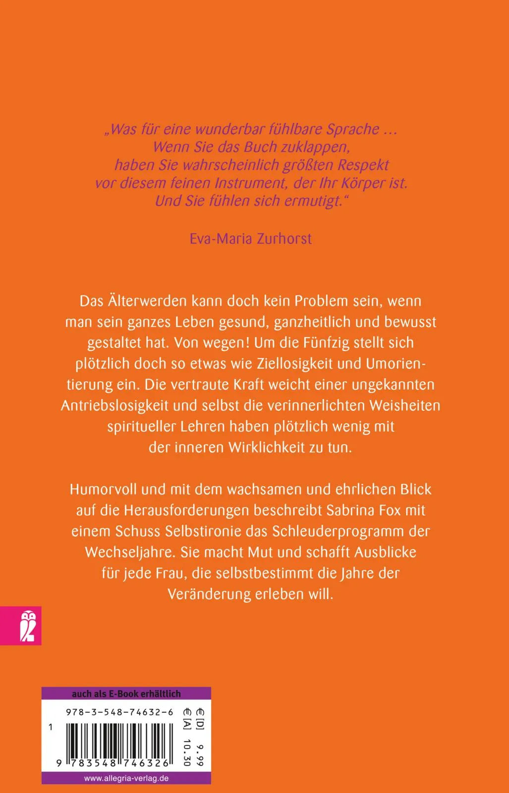 Buchrückseite von 'Kein fliegender Wechsel' mit Klappentext - Taschenbuch