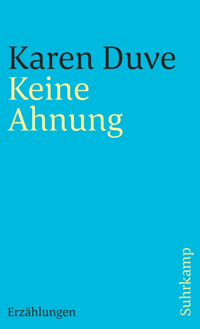 Buchcover von 'Keine Ahnung' - Taschenbuch von Karen Duve