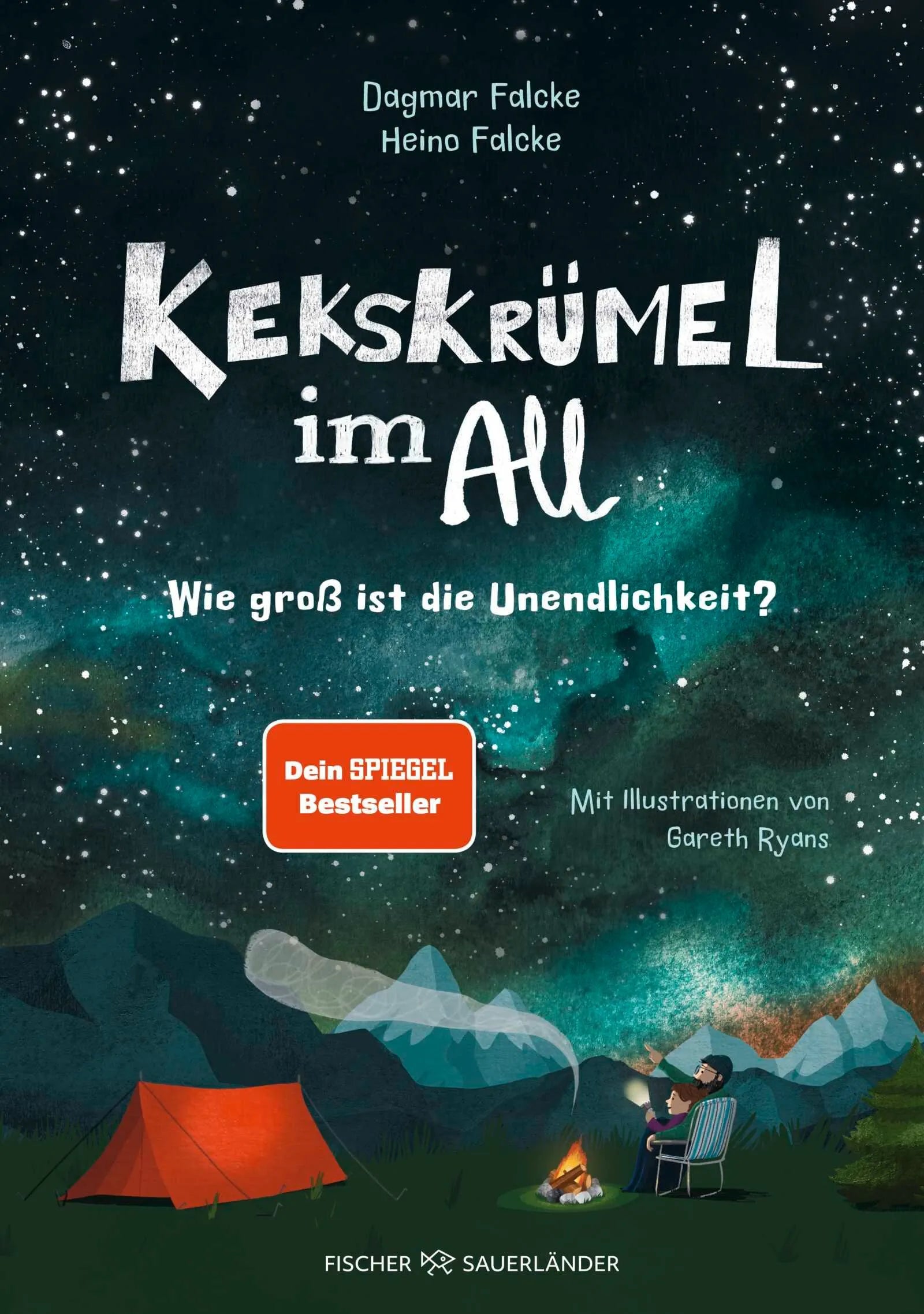 Cover: Kekskrümel im All. Wie groß ist die Unendlichkeit? (Hardcover) von Heino Falcke