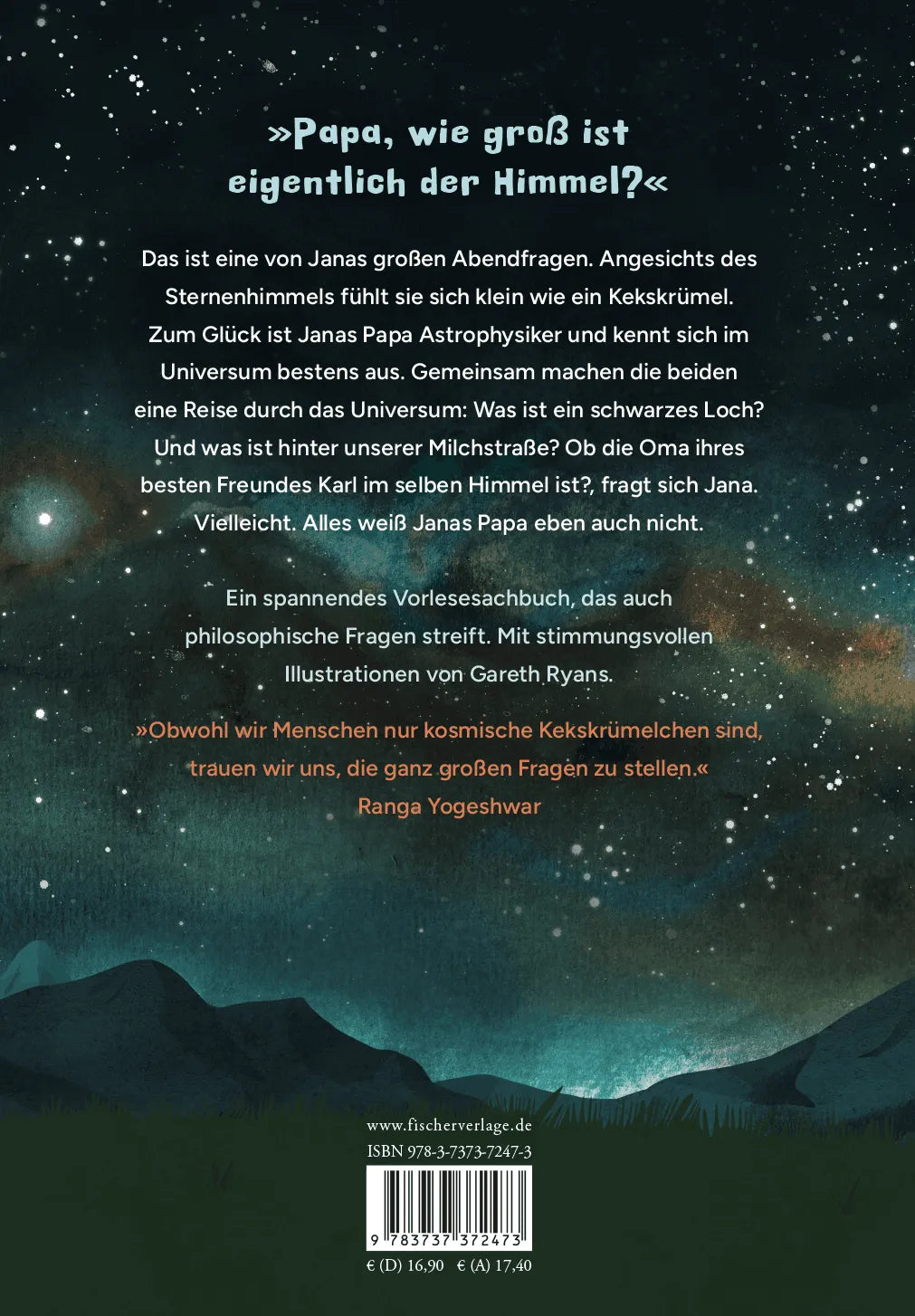 Rückseite: Kekskrümel im All. Wie groß ist die Unendlichkeit? (Hardcover)