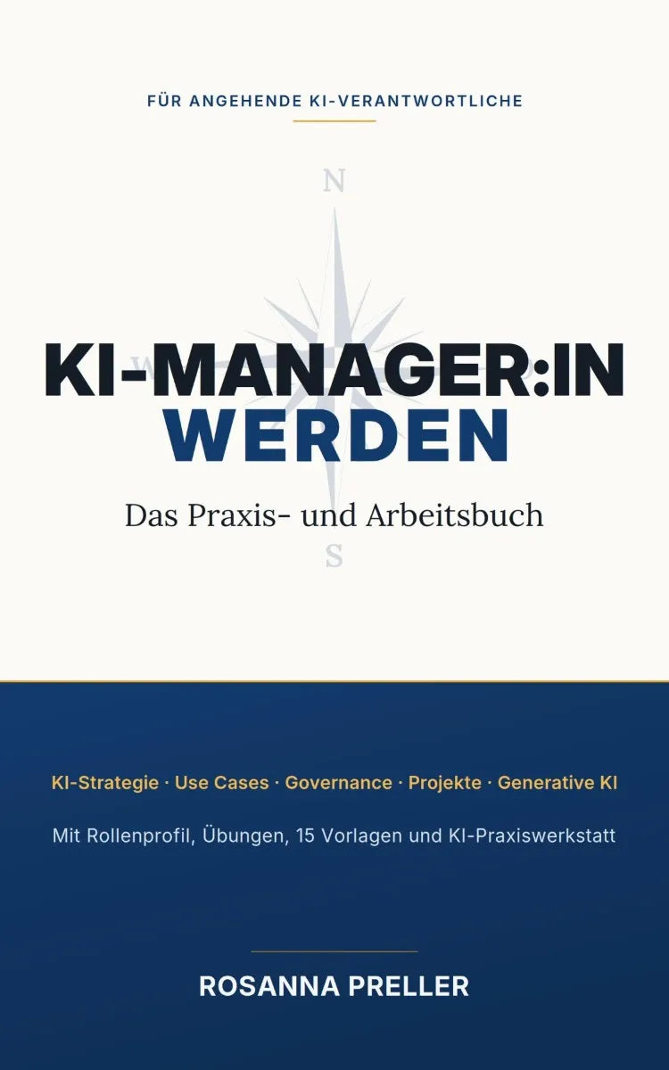Cover: KI-Manager:in werden (E-Book) von Rosanna Preller