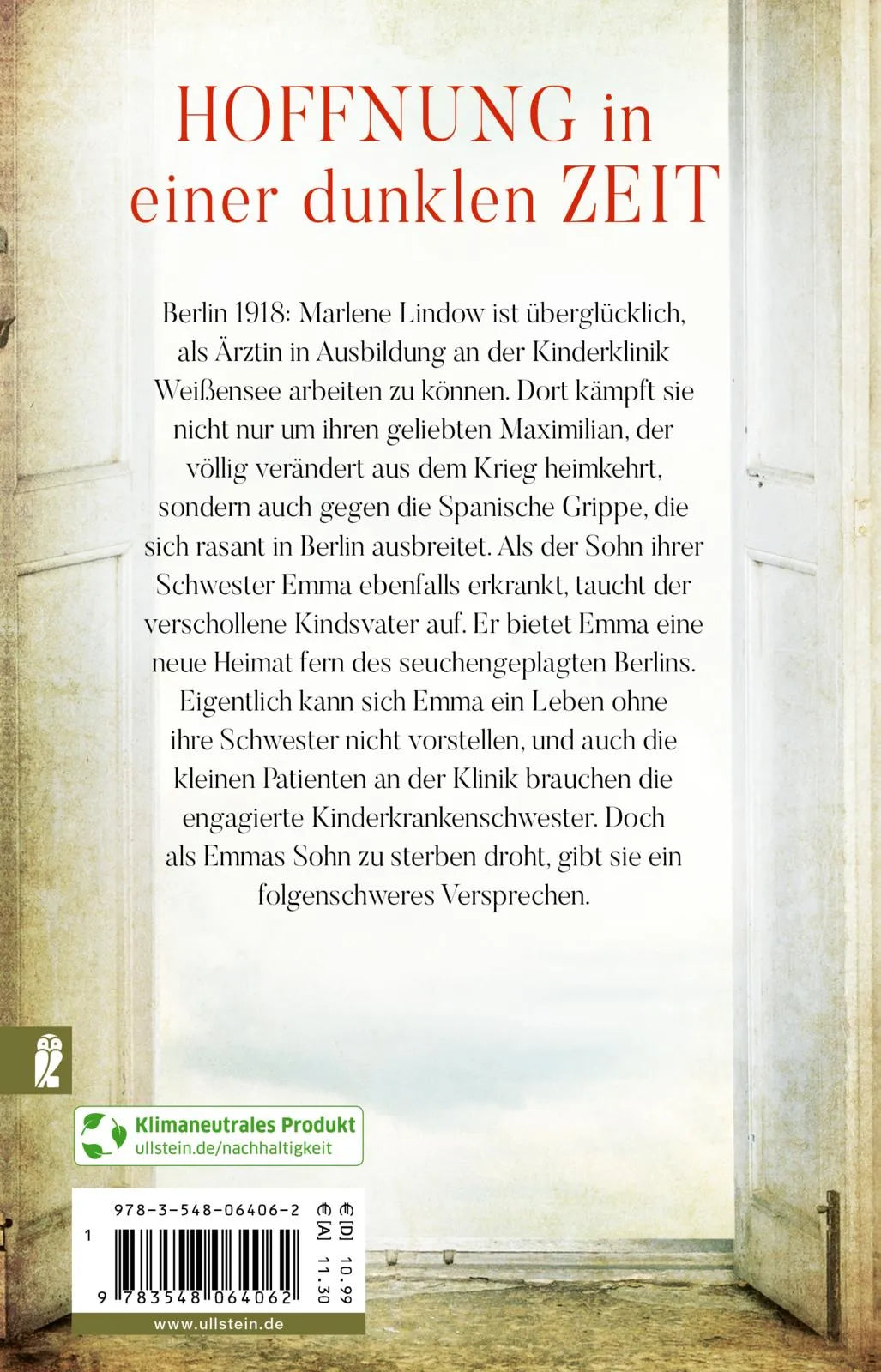 Rückseite: Kinderklinik Weißensee – Jahre der Hoffnung (Taschenbuch)