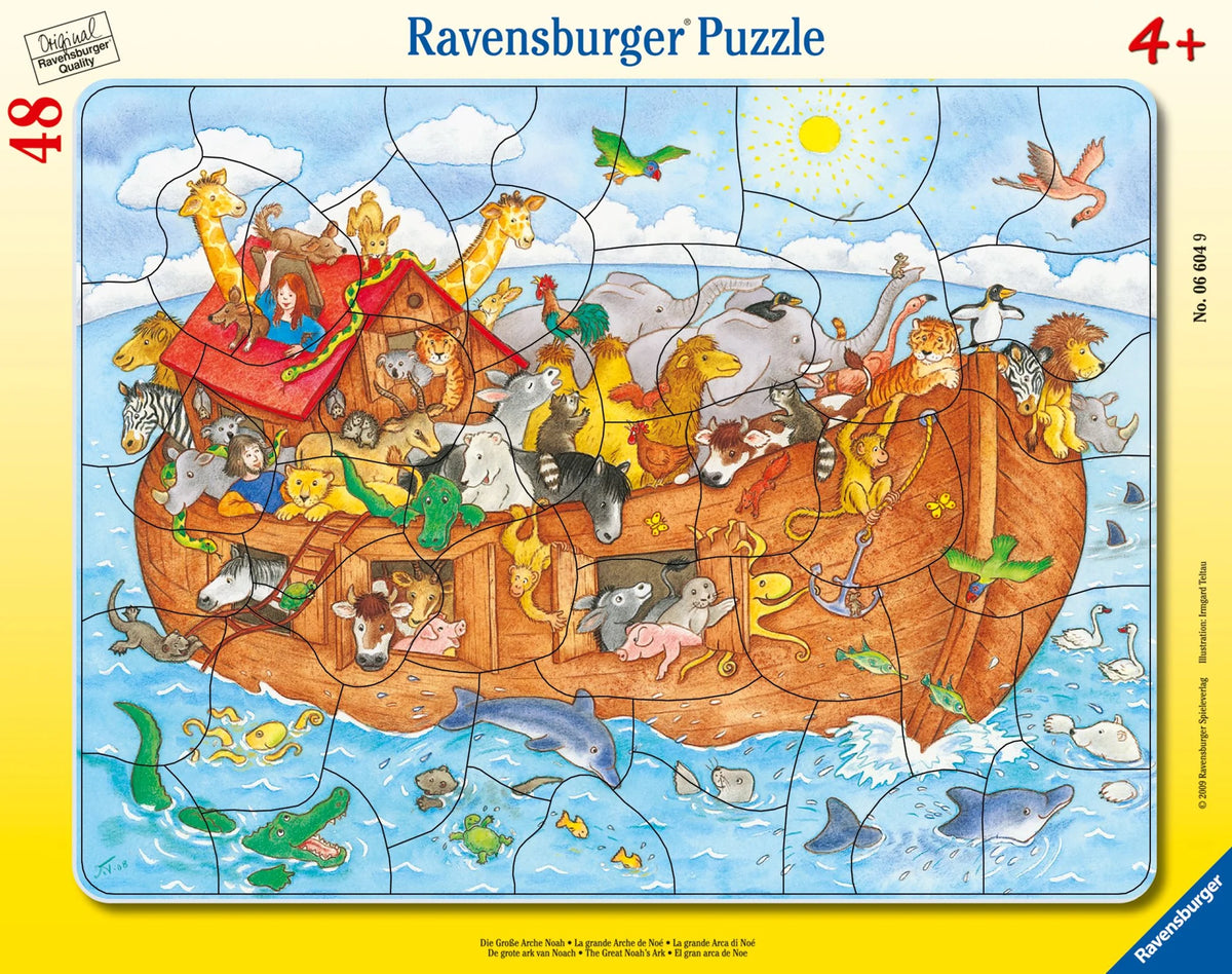 Kinderpuzzle: Kinderpuzzle 48 Teile - Die große Arche Noah