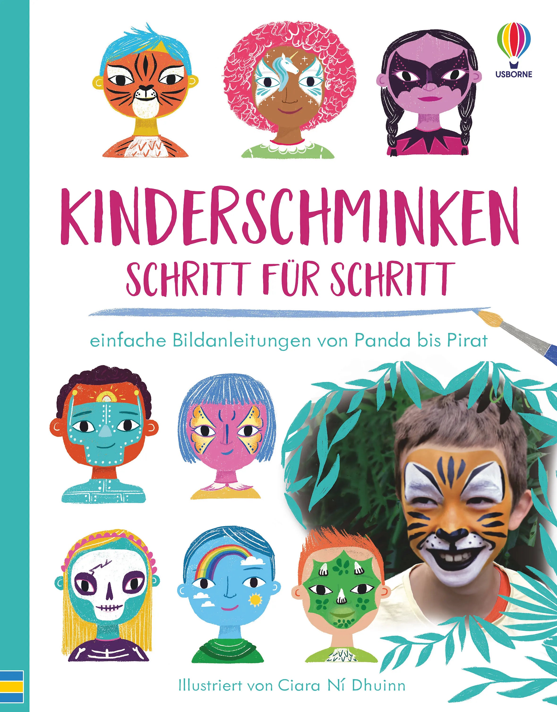 Buchcover von 'Kinderschminken - Schritt für Schritt' - Gebundene Ausgabe von Abigail Wheatley
