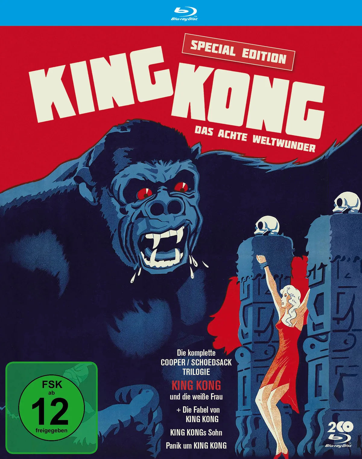 King Kong - Das achte Weltwunder: Die komplette - Blu-ray Disc