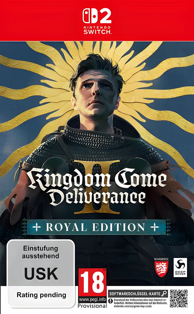 Cover: Kingdom Come: Deliverance II - Royal Edition für Nintendo Switch 2. Publisher: Deep Silver
