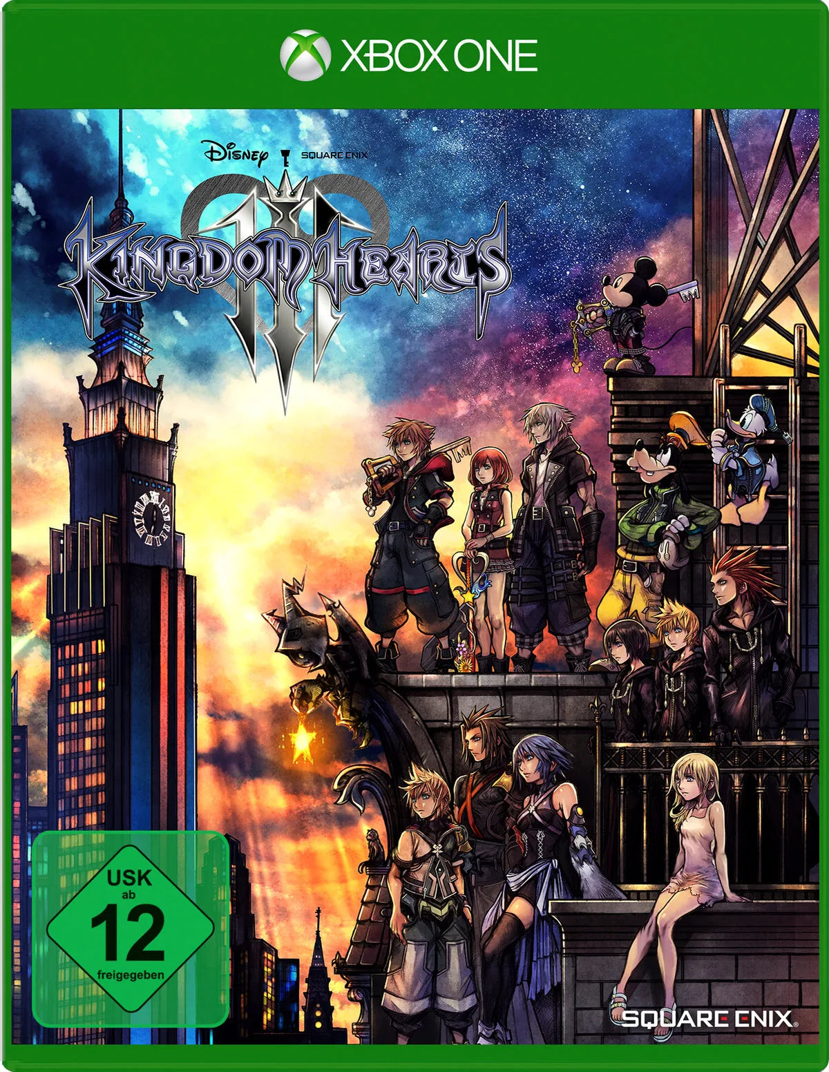 Cover: Kingdom Hearts III für Xbox One. Publisher: Koch Media GmbH